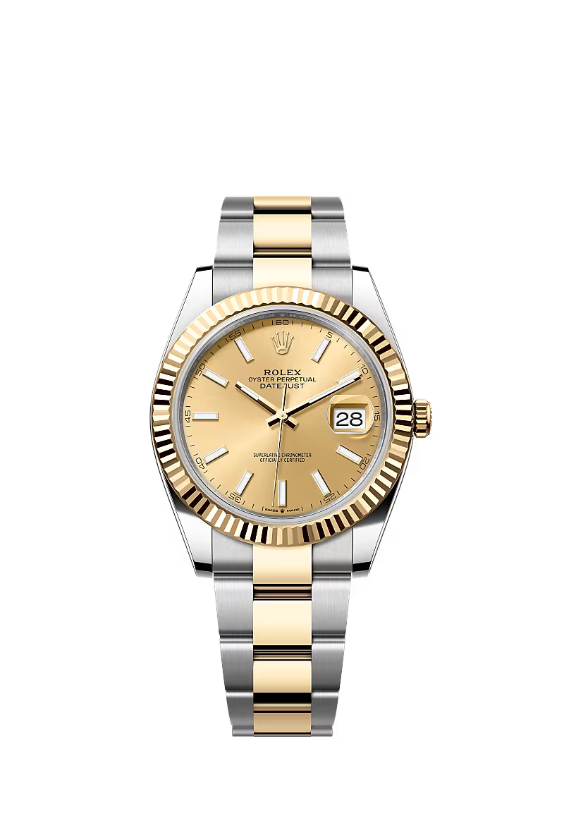 Men’s Rolex Datejust 41 Ref. 126333 Oystersteel & Yellow Gold Watch