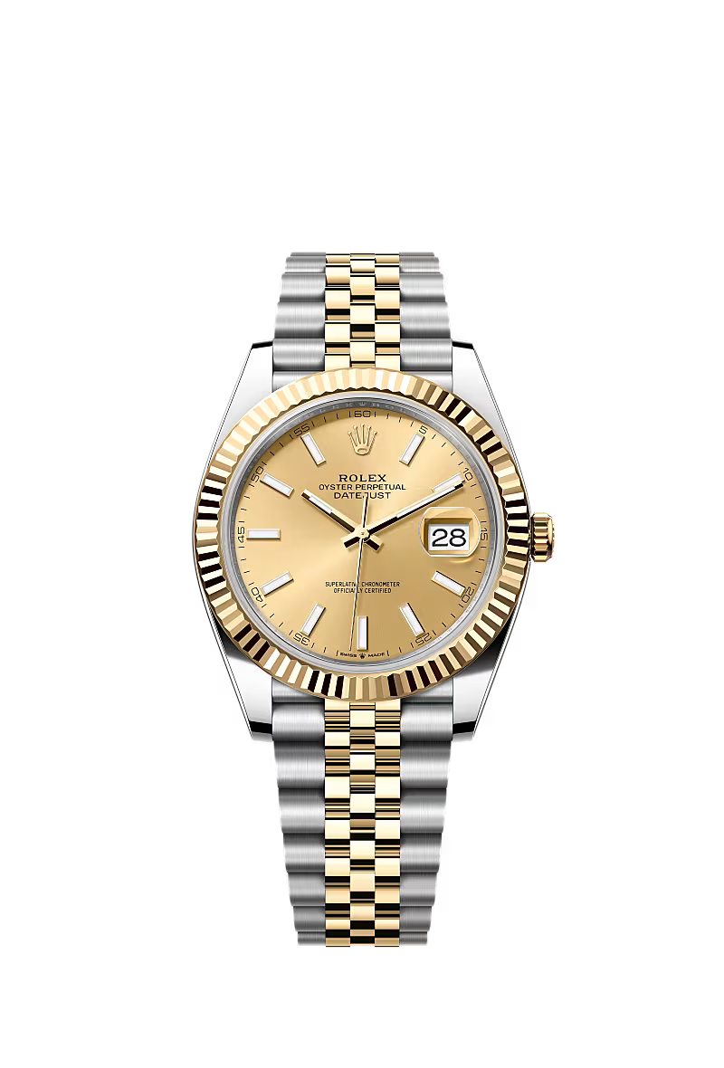 Men’s Rolex Datejust 41 Ref. 126333 Oystersteel & Yellow Gold – Champagne Dial