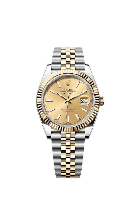 Men’s Rolex Datejust 41 Ref. 126333 Oystersteel & Yellow Gold – Champagne Dial