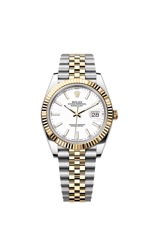 Men’s Rolex Datejust 41 Ref. 126333 Oystersteel & Yellow Gold – White Dial