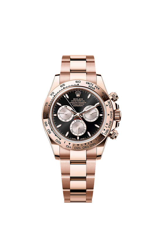 Men’s Rolex Cosmograph Daytona 126505 Black & Sundust Dial 18 kt Everose Gold Watch