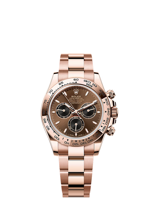 Men’s Rolex Cosmograph Daytona 126505 Chocolate & Black Dial 18 kt Everose Gold Watch