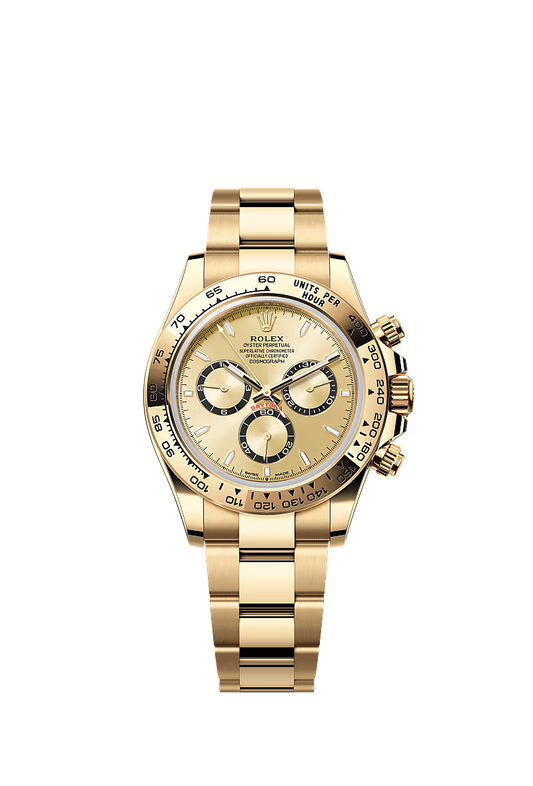 Men’s Rolex Cosmograph Daytona 126508 Golden Dial 18 kt Yellow Gold Watch