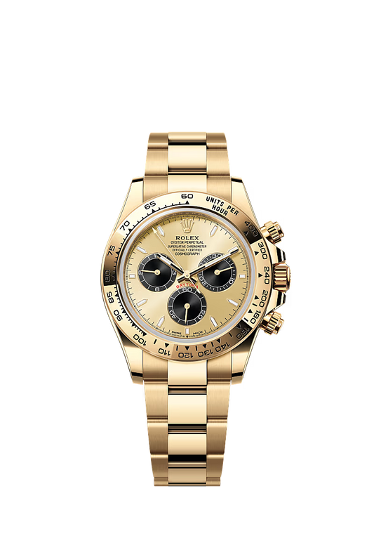 Men’s Rolex Cosmograph Daytona 126508 Golden & Black Dial 18 kt Yellow Gold Watch