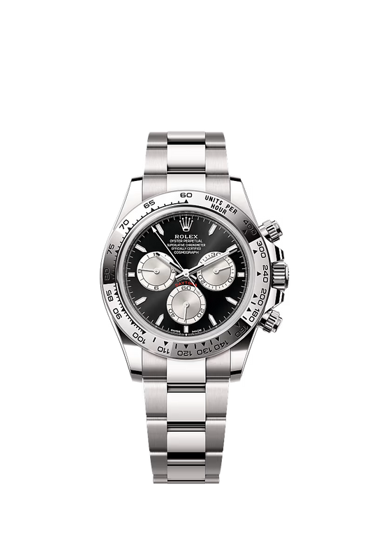 Men’s Rolex Cosmograph Daytona 126509 Black & Steel Dial 18 kt White Gold Watch