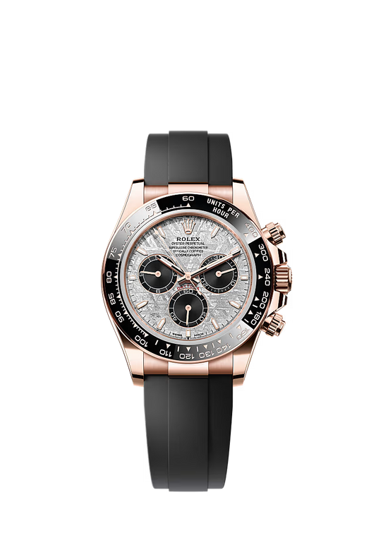 Men’s Rolex Cosmograph Daytona 126515LN Meteorite & Black Dial 18 kt Everose Gold with Oysterflex
