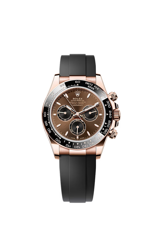 Men’s Rolex Cosmograph Daytona 126515LN Chocolate & Black Dial 18 kt Everose Gold with Oysterflex