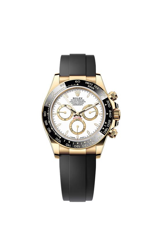 Men’s Rolex Cosmograph Daytona 126518LN – White Dial with Golden Counters, Yellow Gold
