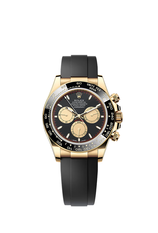Men’s Rolex Cosmograph Daytona 126518LN – Intense Black & Champagne Dial, Yellow Gold