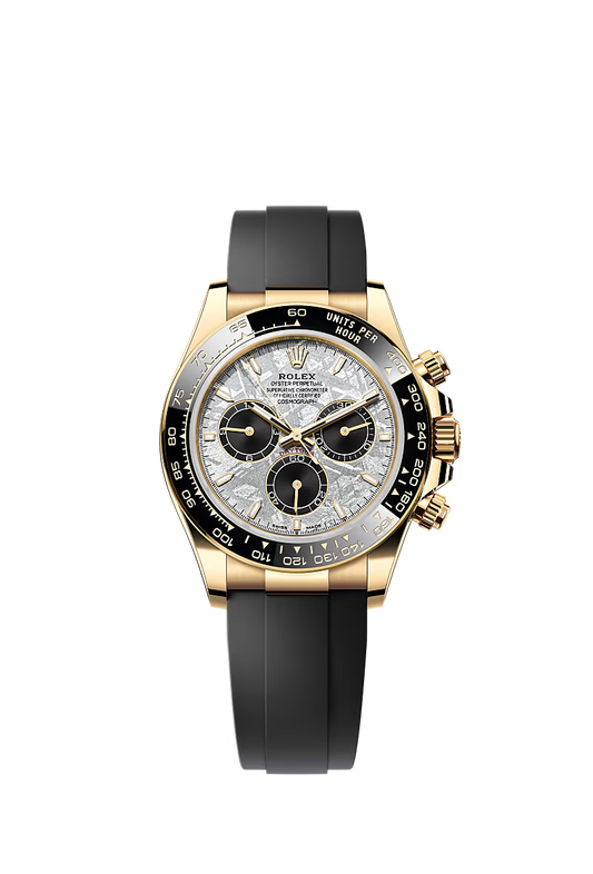 Men’s Rolex Cosmograph Daytona 126518LN – Meteorite Dial with Black Counters, Yellow Gold