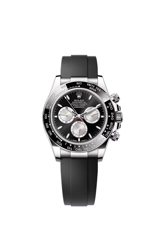 Men’s Rolex Cosmograph Daytona 126519LN – Bright Black & Steel Dial, White Gold