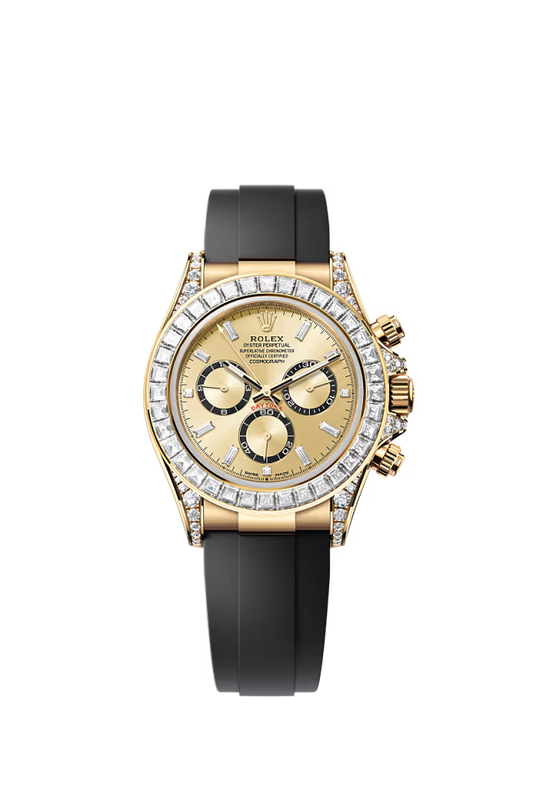 Men’s Rolex Cosmograph Daytona 126538TBR – Golden & Black Diamond Dial, Yellow Gold with Diamonds