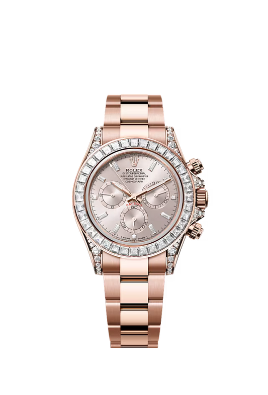 Men’s Rolex Cosmograph Daytona 126595TBR – Sundust Diamond Dial, Everose Gold