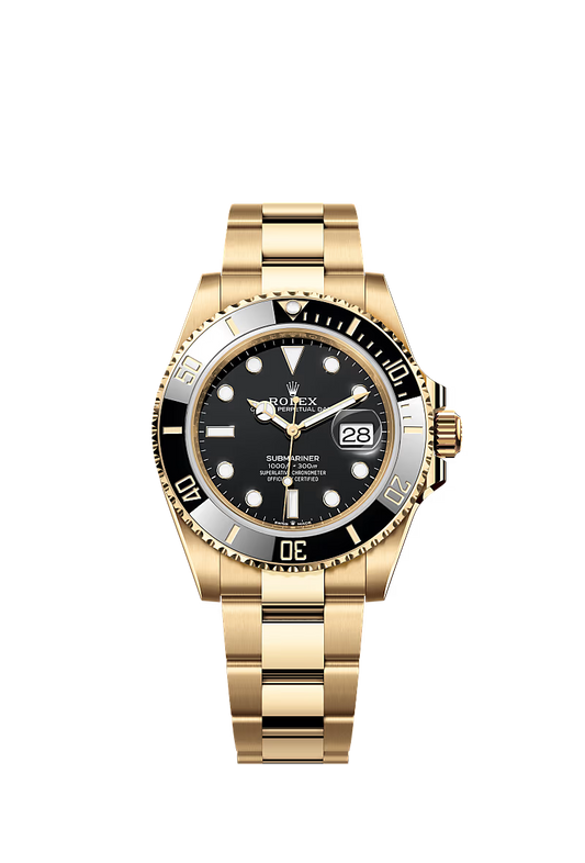 Rolex Submariner Date 41 mm Black Dial 126618LN Yellow Gold with Black Cerachrom Bezel