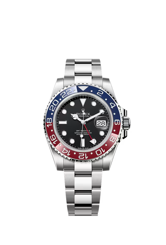 Men’s Rolex GMT-Master II 126710BLRO – Oystersteel, Red & Blue Bezel, Black Dial