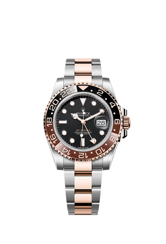 Men’s Rolex GMT-Master II 126711CHNR – Everose Rolesor, Brown & Black Bezel, Black Dial