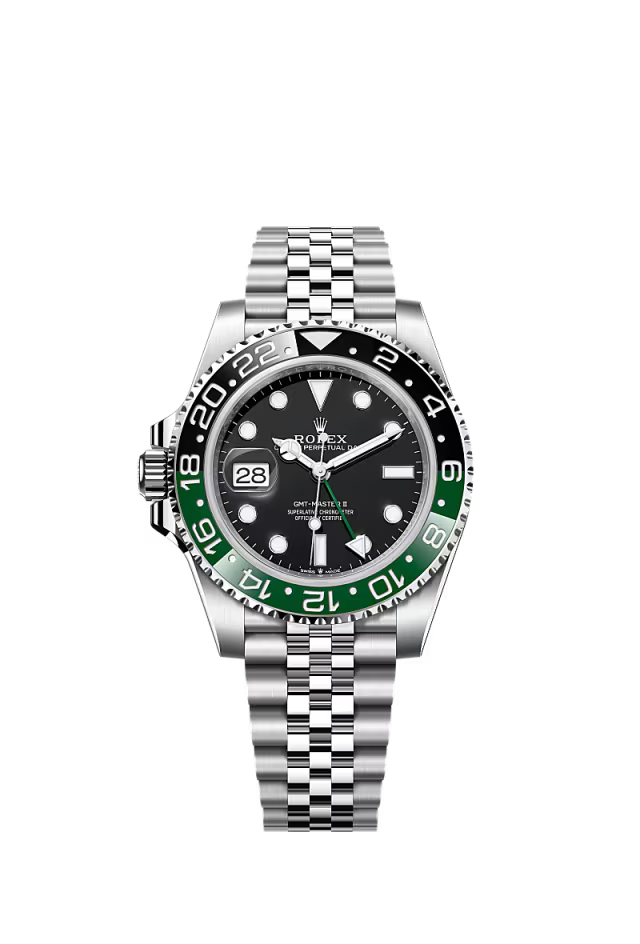 Men’s Rolex GMT-Master II 126720VTNR – Oystersteel, Green & Black Bezel, Black Dial