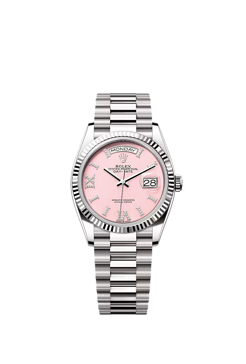 Men’s Rolex Day-Date 36 128239 Automatic White Gold Watch - Zeuskicks