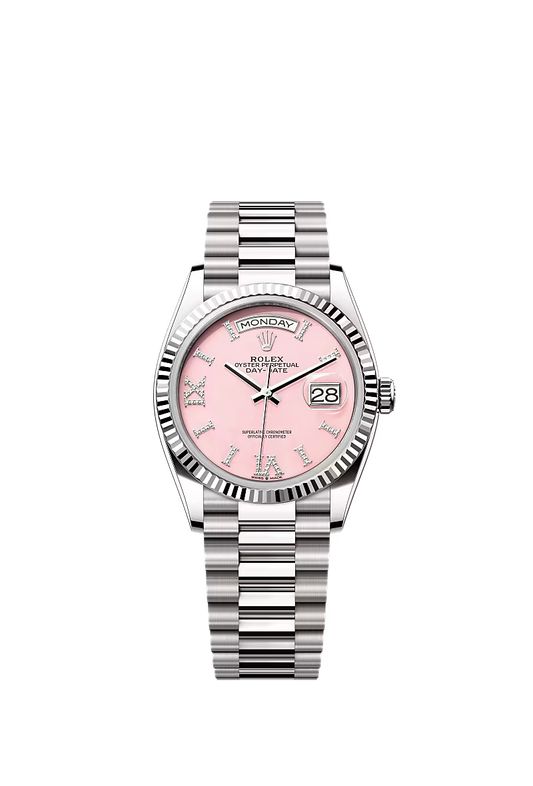 Men’s Rolex Day-Date 36 128239 Automatic White Gold Watch - Zeuskicks