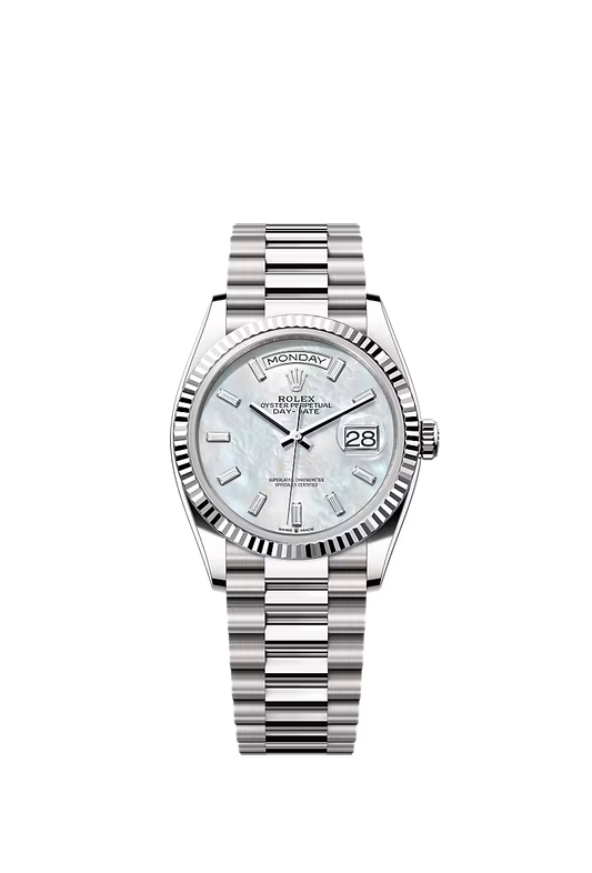 Men’s Rolex Day-Date 36 128239 Automatic White Gold Watch