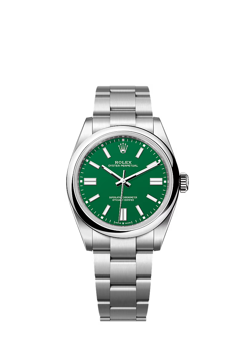 Men’s Rolex Oyster Perpetual 41 134300 – Green Dial, Oystersteel