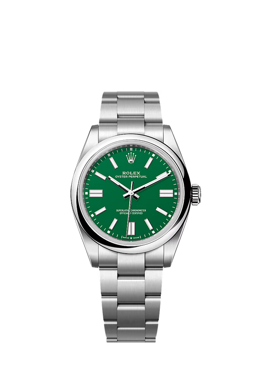 Men’s Rolex Oyster Perpetual 41 134300 – Green Dial, Oystersteel