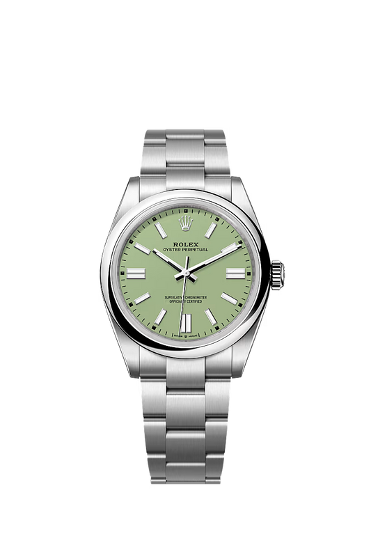 Men’s Rolex Oyster Perpetual 41 134300 – Pistachio Dial, Oystersteel