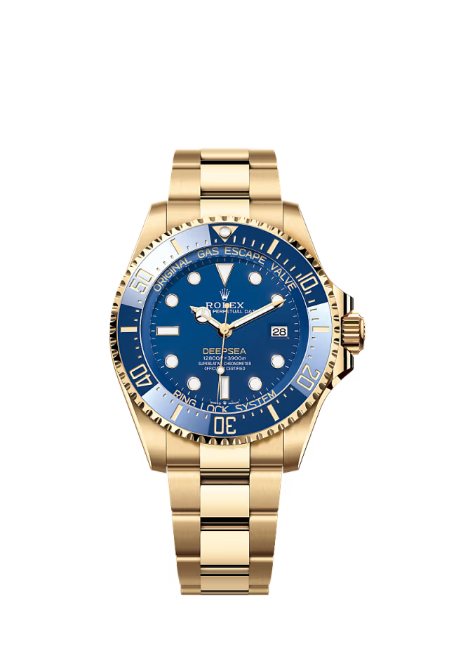 Men’s Rolex Deepsea 136668LB – Blue Dial, 18 kt Yellow Gold