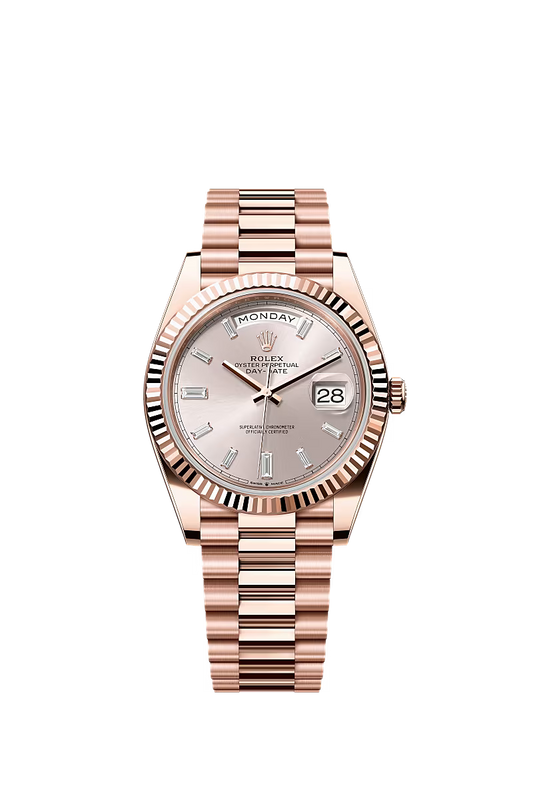 Men’s Rolex Day-Date 40 Oyster 40 mm Sundust Diamond Dial - Zeuskicks