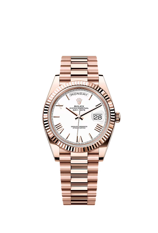 Men’s Rolex Day-Date 40 Oyster 40 mm White Dial - Zeuskicks
