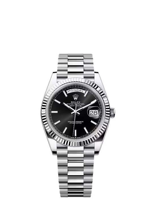 Men’s Rolex Day-Date 40 228236 Automatic Watch Black Dial - Zeuskicks
