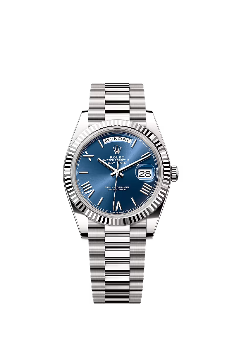Men’s Rolex Day-Date 40 228239 Automatic White Gold Watch - Zeuskicks