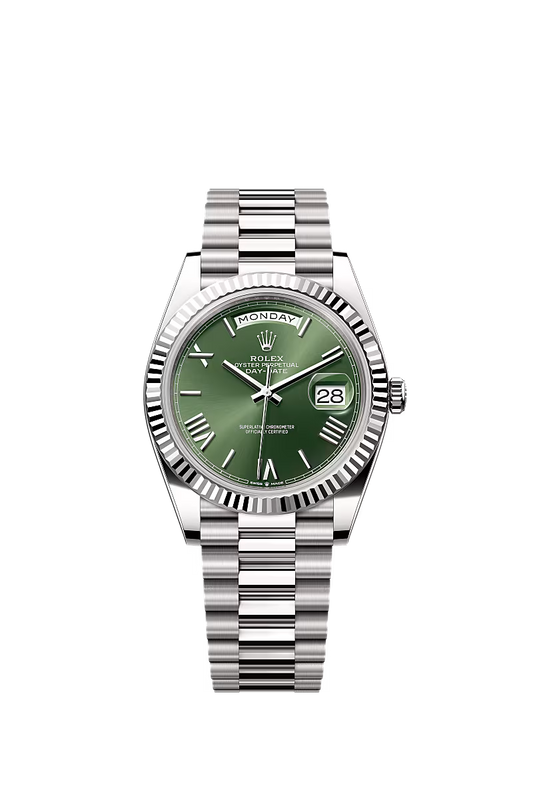 Men’s Rolex Day-Date 40 228239 Automatic White Gold Watch - Zeuskicks