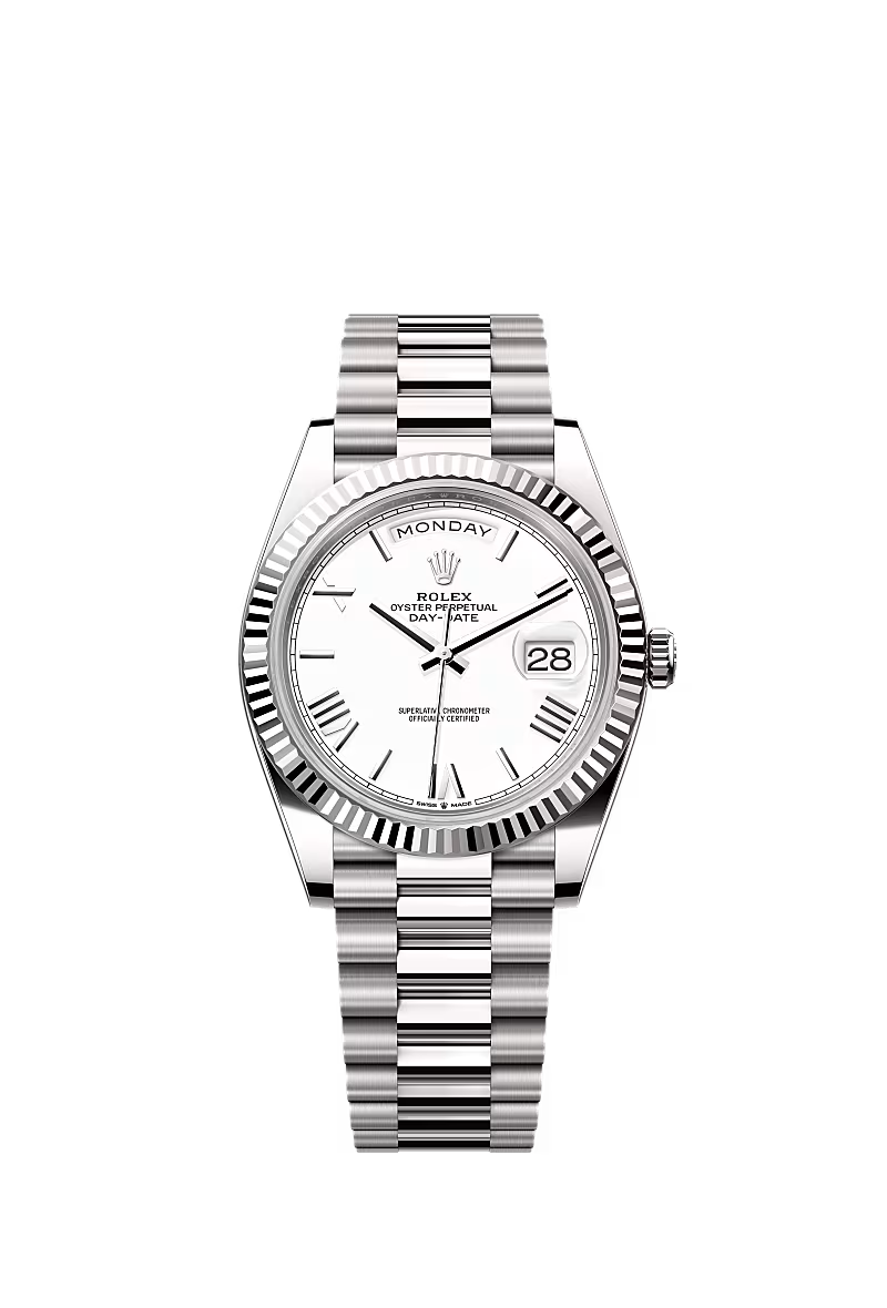 Men’s Rolex Day-Date 40 228239 Automatic White Gold Watch - Zeuskicks