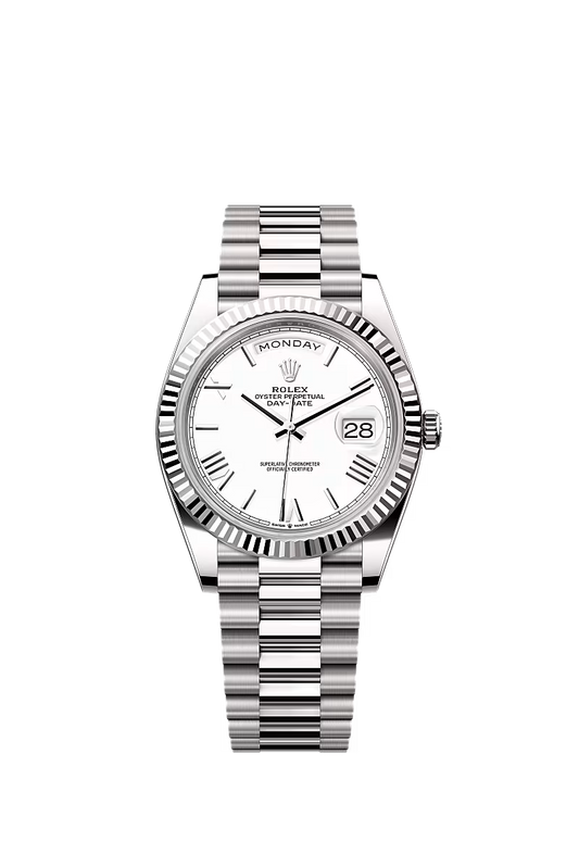 Men’s Rolex Day-Date 40 228239 Automatic White Gold Watch - Zeuskicks