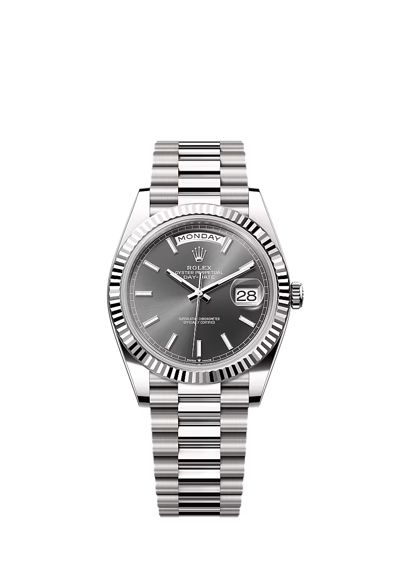 Men’s Rolex Day-Date 40 228239 Automatic White Gold Watch - Zeuskicks