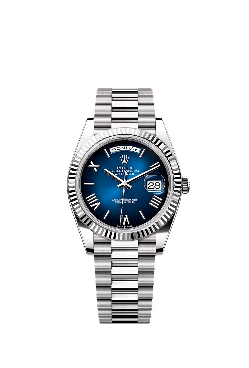 Men’s Rolex Day-Date 40 228239 Automatic White Gold Watch - Zeuskicks