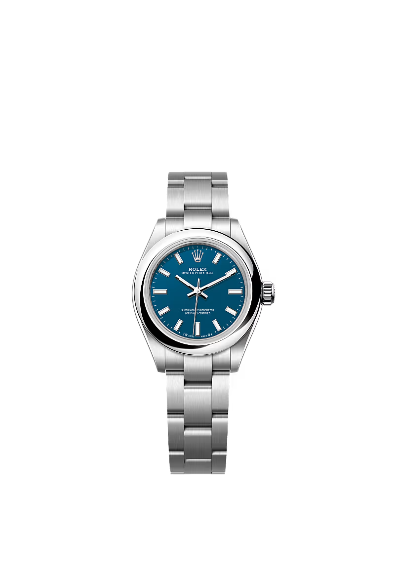 Women’s Rolex Oyster Perpetual 28 276200 – Med Blue Dial, Oystersteel
