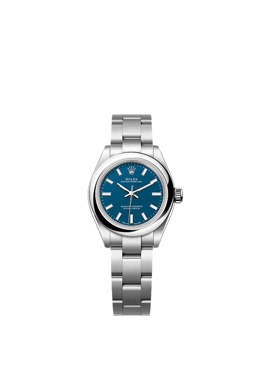 Women’s Rolex Oyster Perpetual 28 276200 – Med Blue Dial, Oystersteel
