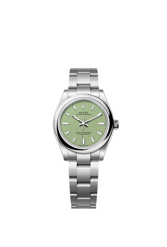 Women’s Rolex Oyster Perpetual 31 277200 – Pistachio Dial, Oystersteel
