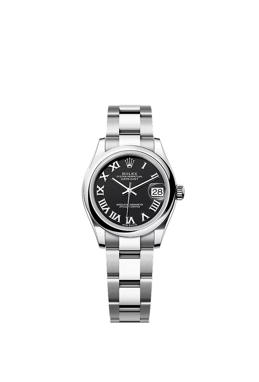 Women’s Rolex Datejust 31 Oystersteel Automatic Watch – Bright Black Dial - Zeuskicks