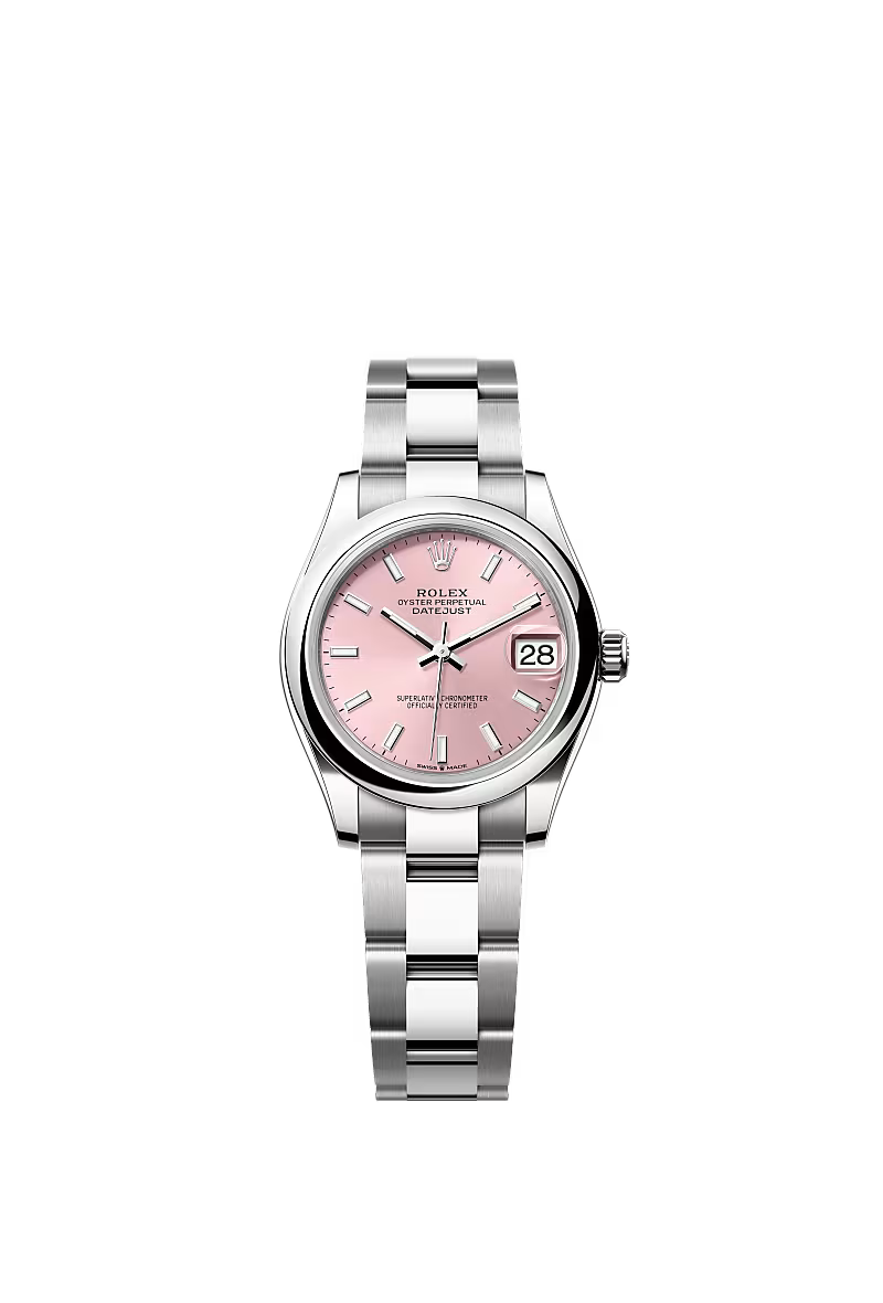 Women’s Rolex Datejust 31 Oystersteel Automatic Watch – Pink Dial - Zeuskicks
