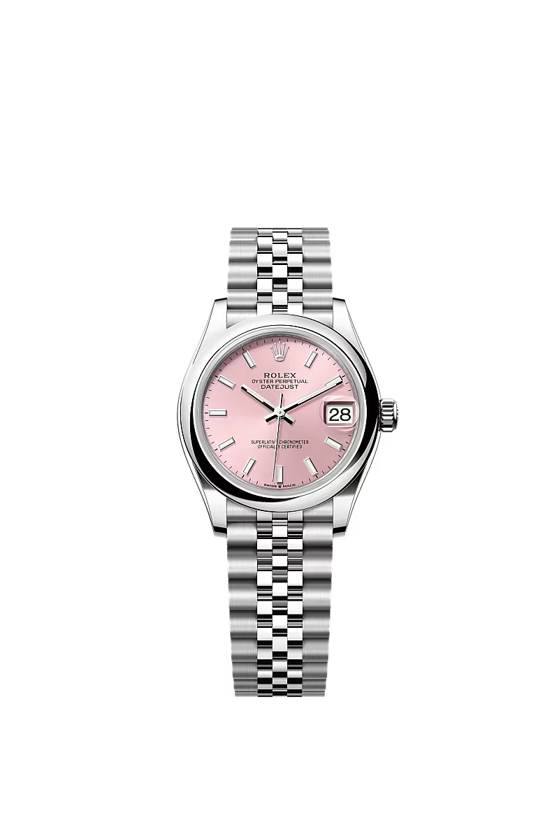 Women’s Rolex Datejust 31 Oystersteel Automatic Watch – Pink Dial with Jubilee Bracelet - Zeuskicks
