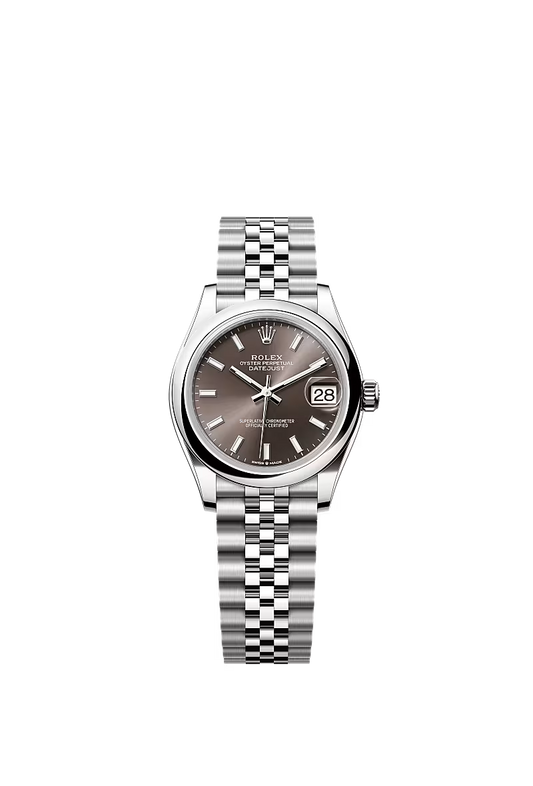 Women’s Rolex Datejust 31 Oystersteel Automatic Watch – Dark Grey Dial with Jubilee Bracelet - Zeuskicks