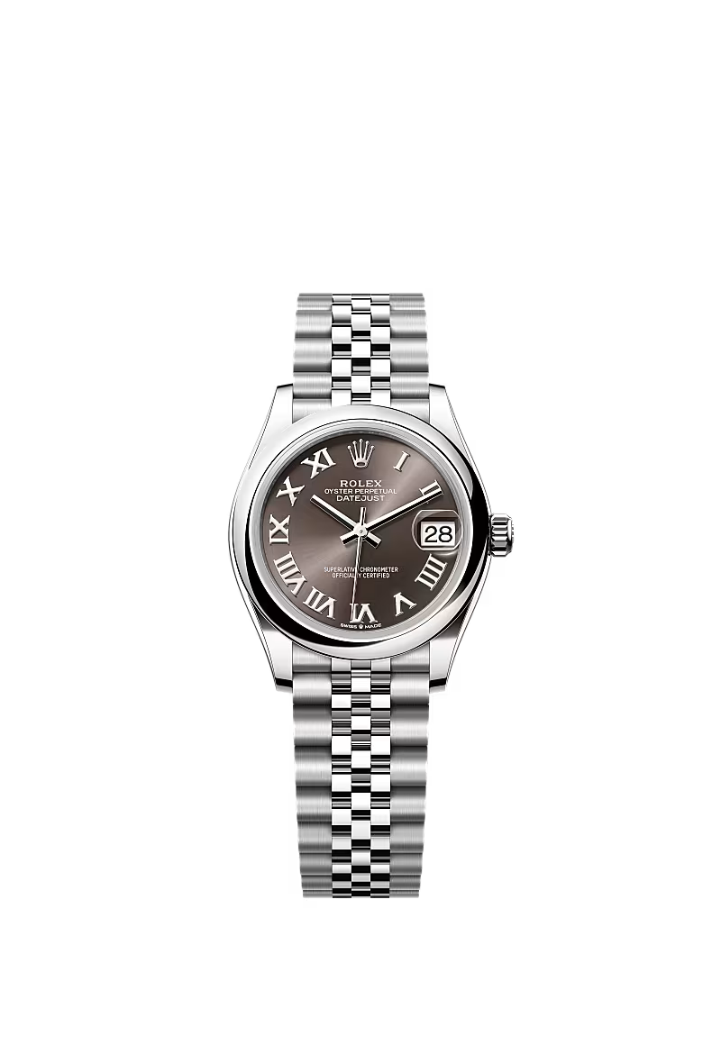 Women’s Rolex Datejust 31 Oystersteel Automatic Watch – Dark Grey Dial with Jubilee Bracelet - Zeuskicks