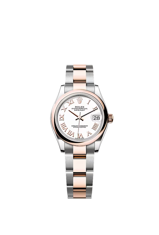 Women’s Datejust 31 Ref. 278241 – Everose Rolesor, White Dial, Oyster Bracelet