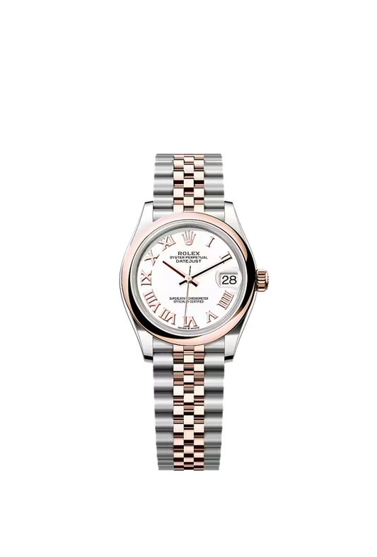 Women’s Rolex Datejust 31 278241 Oystersteel & Everose Gold Automatic Watch – White Dial