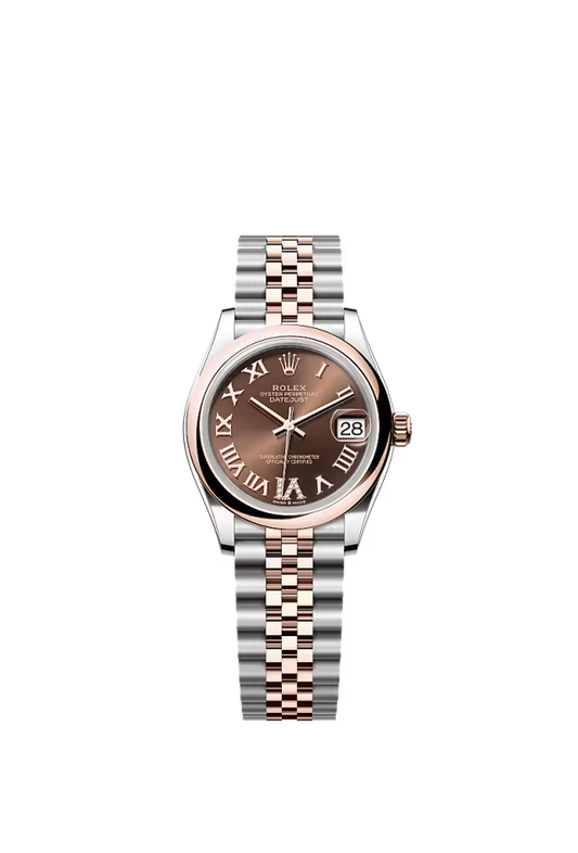 Women’s Rolex Datejust 31 278241 Oystersteel & Everose Gold Automatic Watch – Chocolate Diamond Dial