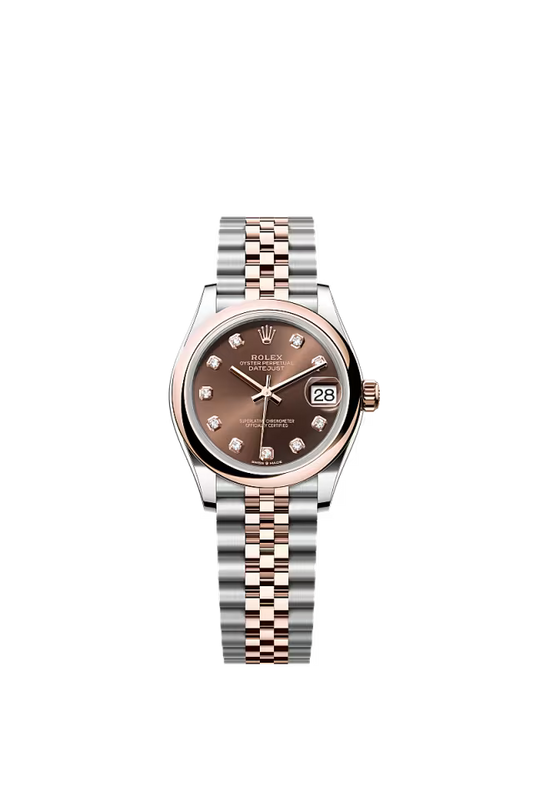 Women’s Rolex Datejust 31 278241 Oystersteel & Everose Gold Automatic Watch – Chocolate Diamond Dial