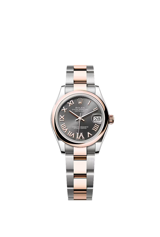 Women’s Datejust 31 Ref. 278241 – Everose Rolesor, Slate Diamond Dial, Oyster Bracelet